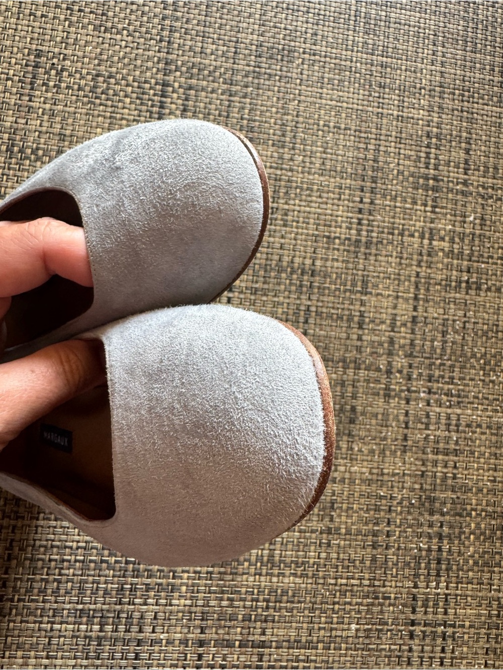 Margaux light gray suede Classic ballet flats size 8.5 - Picture 7 of 7